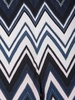 Zig Zag Print Blue/white Trousers