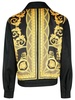 Versace Bomber Jacket In Black Polyamide Man