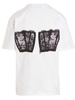 lace corset print cotton T-Shirt