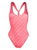 Fendi One Piece Swimsuit With Ff Monogram