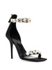 110mm crystal-embellished satin sandals