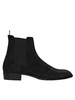 Saint Laurent Man Black Suede Wyatt Ankle Boots