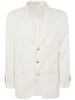 Brunello Cucinelli Single-Breasted Curved Hem Blazer