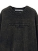 logo-embossed organic-cotton jumper