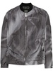 M44 Label Group Crinkle Bomber Jacket With Graphic Print