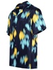 abstract-pattern silk shirt