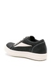 Vintage Low grained-leather and suede low-top trainers