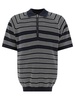 Beams Plus Half-Zip Jacquard Polo Shirt