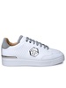 Philipp Plein White Leather Sneakers