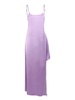 Lilac Satin Dress