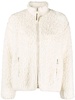 Jil Sander White High Neck Zip Up Sweatshirt