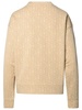 Moncler Beige Cotton Blend Sweatshirt Woman