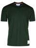 Thom Browne Green Wool T-Shirt Man