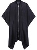 Rick Owens Zip-Front Silk Coat