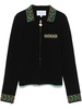 Casablanca Wool Laurel Cardigan With Embroidery