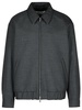 Lanvin Grey Wool Jacket Man