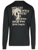 Palm Angels 'Stateme' Black Cotton Over T-Shirt Man