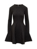 Givenchy Monogrammed Long-Sleeved Dress