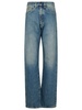 Maison Margiela Light Blue Denim Jeans Woman