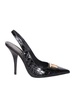 Tom Ford Logo Plaque Slingback Strap Pumps