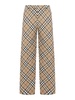 Burberry Men Check Wool Blend Tailored Trousers