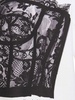 lace corset print cotton T-Shirt