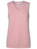 Sportmax Vest In Pink Cashmere Blend