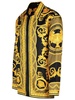 Versace 'La Coupe Des Dieux' Black Silk Shirt