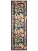 floral-print wool-silk blend scarf