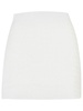 Casablanca White Cotton Blend Miniskirt