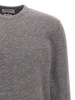 Crewneck Sweater With Tricolor Band