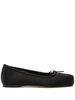 Aeyde Gabriella Satin Black Shoes