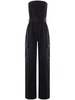 Saint Laurent Cassandre Bustier Jumpsuit Clothing