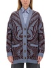 Etro Jacquard Wool Cardigan