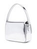 SILVER LEATHER MICRO BAG