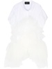 Simone Rocha Puff Sleeve Tulle Frill Polo Shirt Clothing