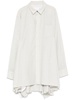 Sacai Asymmetric Layered Mini Shirt Dress