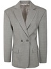 notch-lapels double-breasted blazer