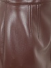 LONG LEATHER EFFECT SKIRT