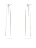 Simone Rocha Bow Ribbon Drip Earrings Accessories