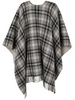 Plaid Logo Cape