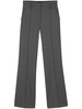 GABARDINE STRAIGHT LEG PANTS