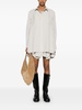 Sacai Asymmetric Layered Mini Shirt Dress