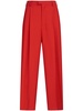 Tropical tailored wool trousers