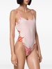 Versace Swim One-Piece Corals Print Clothing