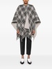 Plaid Logo Cape