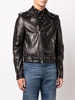 leather biker jacket