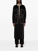 black Noelle felted long coat