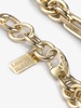 14K Yellow Gold Small Mixed Link Necklace