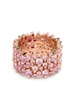 18K Rose Gold One Of A Kind Topaz And Diamond Ring